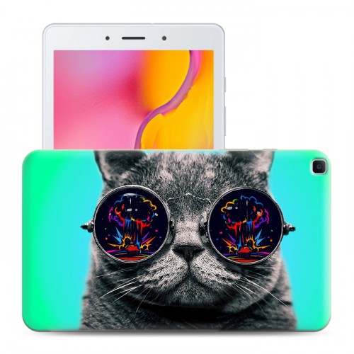 Дизайнерский силиконовый чехол для Samsung Galaxy Tab A 8.0 (2019) Кошки 