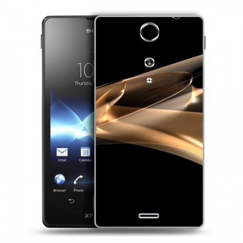 Дизайнерский пластиковый чехол для Sony Xperia TX Абстракции Дым