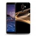 Дизайнерский пластиковый чехол для Nokia 7 Plus Абстракции Дым