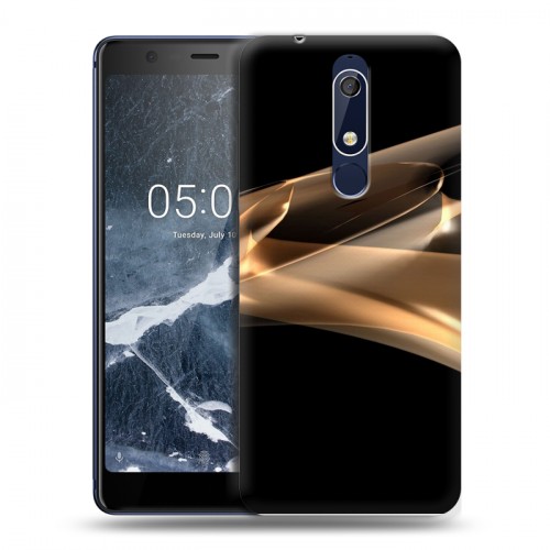 Дизайнерский пластиковый чехол для Nokia 5.1 Абстракции Дым