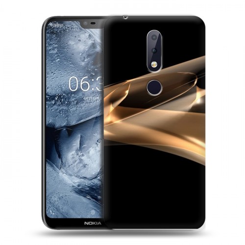 Дизайнерский силиконовый чехол для Nokia 6.1 Plus Абстракции Дым