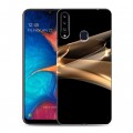 Дизайнерский пластиковый чехол для Samsung Galaxy A20s Абстракции Дым