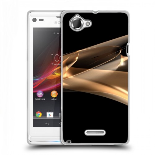 Дизайнерский пластиковый чехол для Sony Xperia L Абстракции Дым