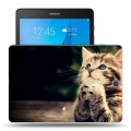 Дизайнерский силиконовый чехол для Samsung Galaxy Tab A 9.7 Кошки 