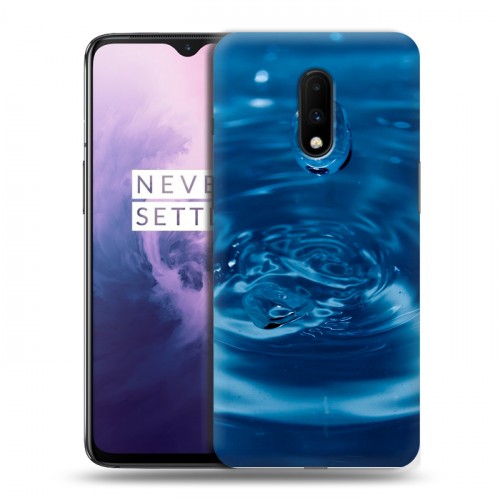 Дизайнерский пластиковый чехол для OnePlus 7 Абстракции Капли