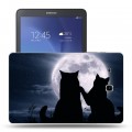 Дизайнерский силиконовый чехол для Samsung Galaxy Tab E 9.6 Кошки 