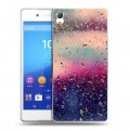 Дизайнерский пластиковый чехол для Sony Xperia Z3+ Абстракции Капли