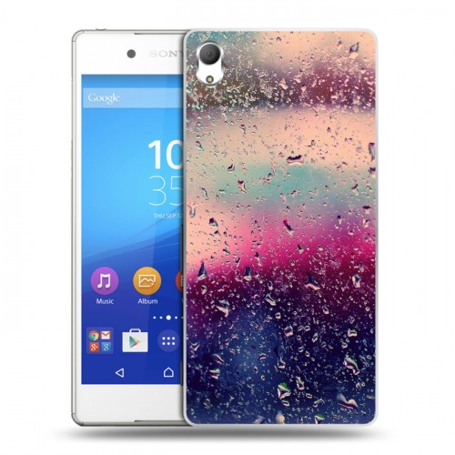 Дизайнерский пластиковый чехол для Sony Xperia Z3+ Абстракции Капли