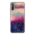 Дизайнерский силиконовый чехол для Huawei Y8p Абстракции Капли