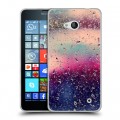 Дизайнерский пластиковый чехол для Microsoft Lumia 640 Абстракции Капли