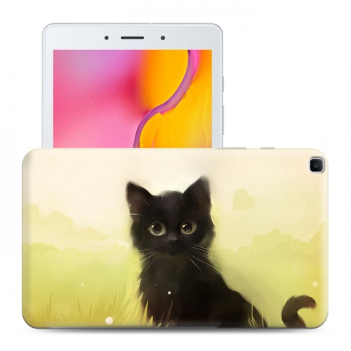 Дизайнерский силиконовый чехол для Samsung Galaxy Tab A 8.0 (2019) Кошки 
