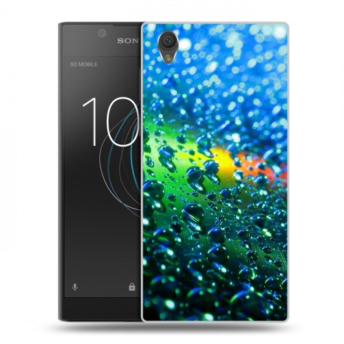 Дизайнерский пластиковый чехол для Sony Xperia L1 Абстракции Капли