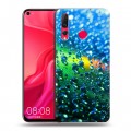 Дизайнерский пластиковый чехол для Huawei Nova 4 Абстракции Капли