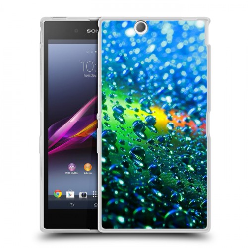 Дизайнерский пластиковый чехол для Sony Xperia Z Ultra  Абстракции Капли