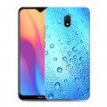 Дизайнерский силиконовый с усиленными углами чехол для Xiaomi RedMi 8A Абстракции Капли