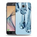Дизайнерский пластиковый чехол для Samsung Galaxy J5 Prime Абстракции Капли