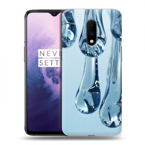 Дизайнерский пластиковый чехол для OnePlus 7 Абстракции Капли