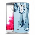 Дизайнерский пластиковый чехол для LG G3 (Dual-LTE) Абстракции Капли