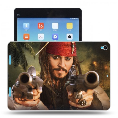 Дизайнерский силиконовый чехол для Xiaomi MiPad Пираты карибского моря