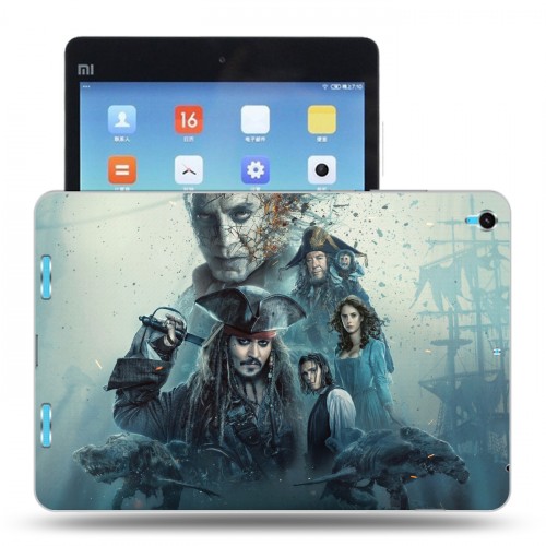 Дизайнерский силиконовый чехол для Xiaomi MiPad Пираты карибского моря