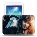 Дизайнерский силиконовый чехол для Samsung Galaxy Tab 3 Lite Пираты карибского моря