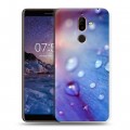 Дизайнерский пластиковый чехол для Nokia 7 Plus Абстракции Капли