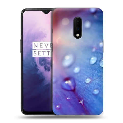 Дизайнерский пластиковый чехол для OnePlus 7 Абстракции Капли