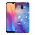 Дизайнерский силиконовый с усиленными углами чехол для Xiaomi RedMi 8A Абстракции Капли