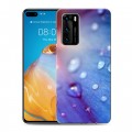 Дизайнерский пластиковый чехол для Huawei P40 Абстракции Капли