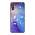 Дизайнерский силиконовый чехол для Huawei Y8p Абстракции Капли