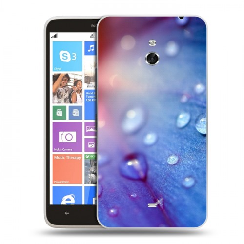 Дизайнерский пластиковый чехол для Nokia Lumia 1320 Абстракции Капли