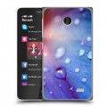 Дизайнерский пластиковый чехол для Nokia X Абстракции Капли