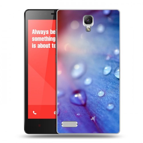 Дизайнерский силиконовый чехол для Xiaomi RedMi Note Абстракции Капли