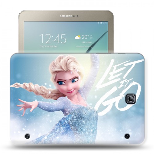 Дизайнерский силиконовый чехол для Samsung Galaxy Tab S2 8.0 Холодное сердце