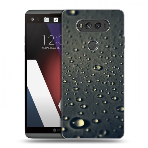 Дизайнерский пластиковый чехол для LG V20 Абстракции Капли