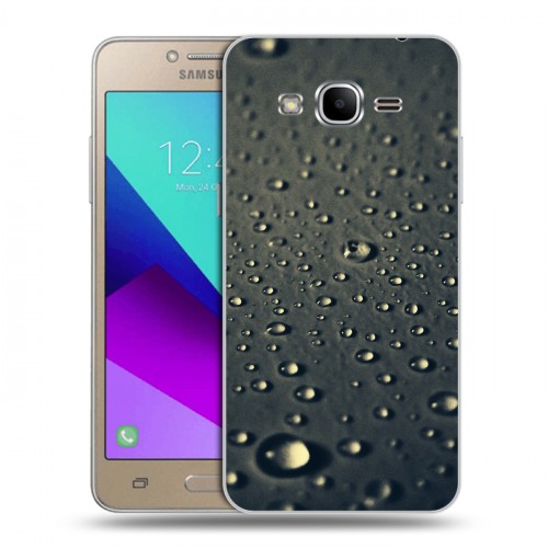Дизайнерский силиконовый с усиленными углами чехол для Samsung Galaxy J2 Prime Абстракции Капли