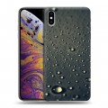 Дизайнерский силиконовый чехол для Iphone Xs Max Абстракции Капли