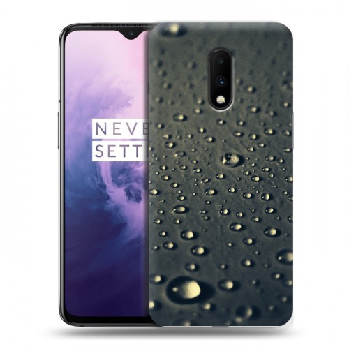 Дизайнерский пластиковый чехол для OnePlus 7 Абстракции Капли