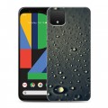 Дизайнерский пластиковый чехол для Google Pixel 4 Абстракции Капли