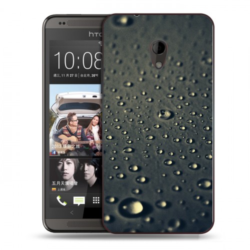 Дизайнерский пластиковый чехол для HTC Desire 700 Абстракции Капли