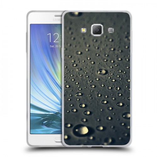 Дизайнерский пластиковый чехол для Samsung Galaxy A7 Абстракции Капли