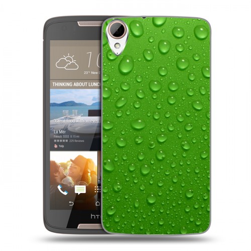 Дизайнерский пластиковый чехол для HTC Desire 828 Абстракции Капли