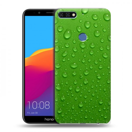 Дизайнерский пластиковый чехол для Huawei Honor 7C Pro Абстракции Капли
