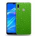 Дизайнерский пластиковый чехол для Huawei Y6 (2019) Абстракции Капли