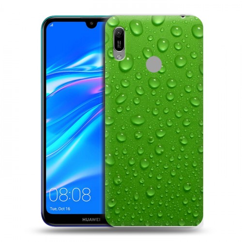 Дизайнерский пластиковый чехол для Huawei Y6 (2019) Абстракции Капли