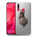 Полупрозрачный дизайнерский пластиковый чехол для Huawei Nova 4 прозрачный мадагаскар