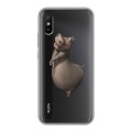 Полупрозрачный дизайнерский силиконовый чехол для Xiaomi RedMi 9A прозрачный мадагаскар