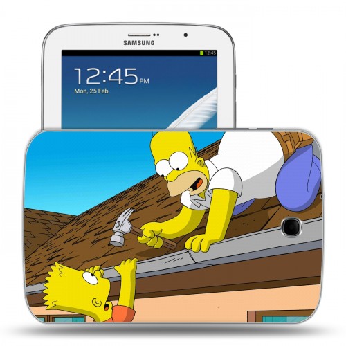 Дизайнерский силиконовый чехол для Samsung Galaxy Note 8.0 Симпсоны