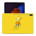 Дизайнерский силиконовый чехол для Samsung Galaxy Tab S7 Plus Симпсоны