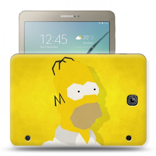 Дизайнерский силиконовый чехол для Samsung Galaxy Tab S2 8.0 Симпсоны